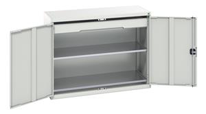 Bott Verso Basic Tool Cupboards Cupboard with shelves Verso 1300W x 550D x 1000H Cupboard 1 Drawer 2 Shelf